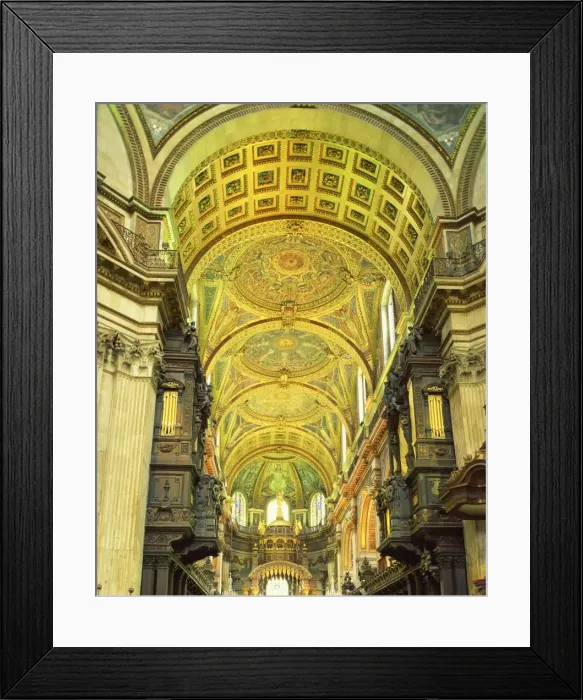 Framed Print : Interior of St. Pauls Cathedral, London, England, United Kingdom, Europe Framed Print : Interior of St. Pauls Cathedral, London, England, United Kingdom, Europe