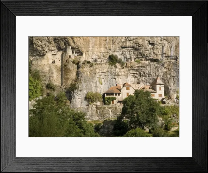 Framed Print : Cabrerets, Lot, France, Europe Framed Print : Cabrerets, Lot, France, Europe