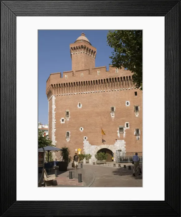 Framed Print : Castellet, Perpignan, Languedoc-Roussillon, France, Europe Framed Print : Castellet, Perpignan, Languedoc-Roussillon, France, Europe