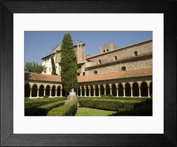 Framed Print : Abbey, Arles-sur-Tech, Vallespir, Languedoc-Roussillon, France, Europe Framed Print : Abbey, Arles-sur-Tech, Vallespir, Languedoc-Roussillon, France, Europe