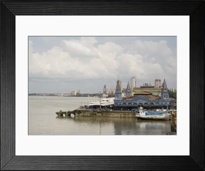 Framed Print : Waterfront and River Amazon, Belem, Para, Brazil, South America Framed Print : Waterfront and River Amazon, Belem, Para, Brazil, South America