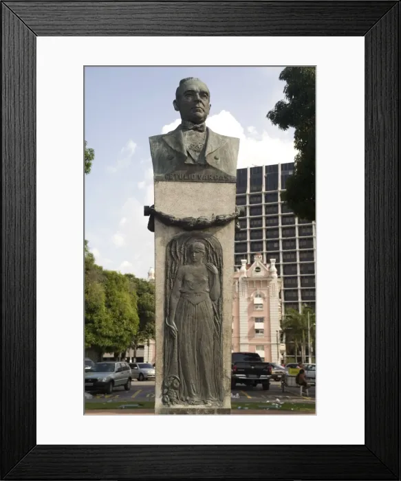 Framed Print : Getulio Vargas statue, Belem, Para, Brazil, South America Framed Print : Getulio Vargas statue, Belem, Para, Brazil, South America