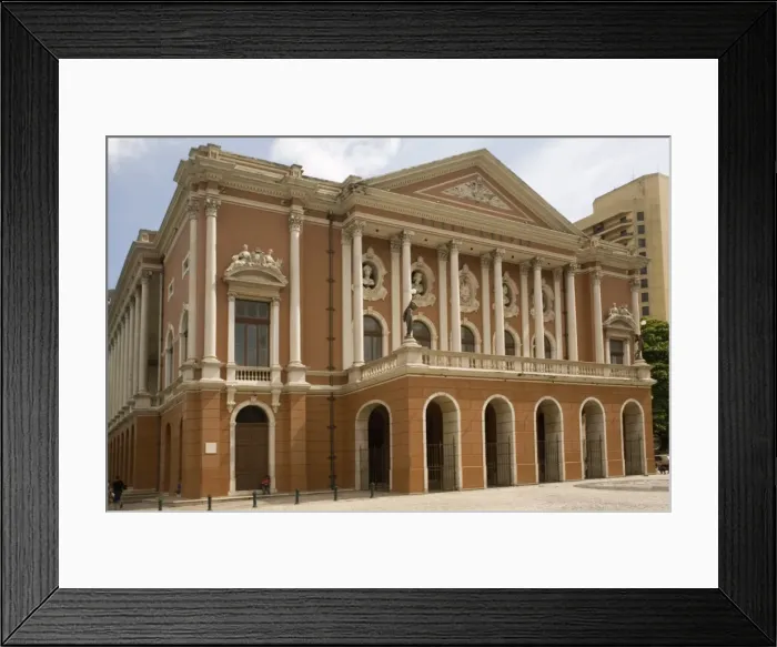 Framed Print : Teatro da Paz, Belem, Para, Brazil, South America Framed Print : Teatro da Paz, Belem, Para, Brazil, South America