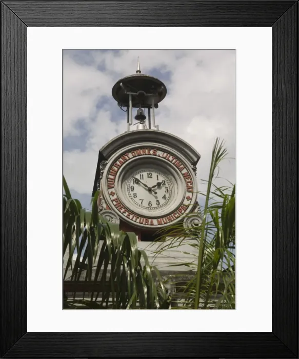 Framed Print : Clocktower, Manaus, Amazon, Brazil, South America Framed Print : Clocktower, Manaus, Amazon, Brazil, South America