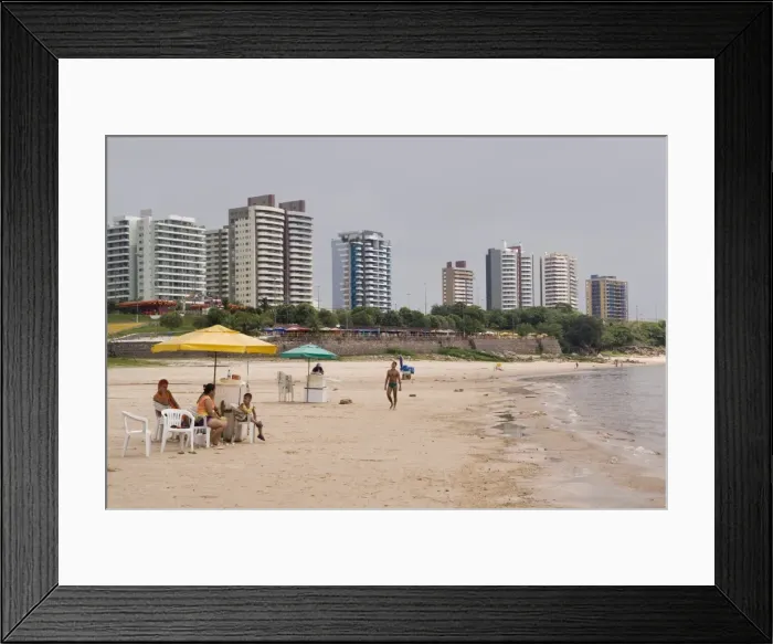Framed Print : Rio Negro beach, Manaus, Amazon, Brazil, South America Framed Print : Rio Negro beach, Manaus, Amazon, Brazil, South America