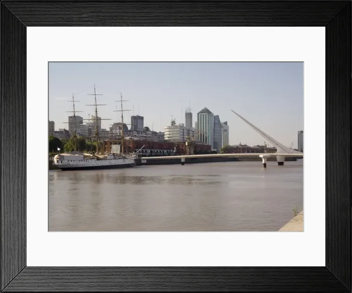 Framed Print : View towards city centre from Puerto Madero, Buenos Aires, Argentina, South America Framed Print : View towards city centre from Puerto Madero, Buenos Aires, Argentina, South America