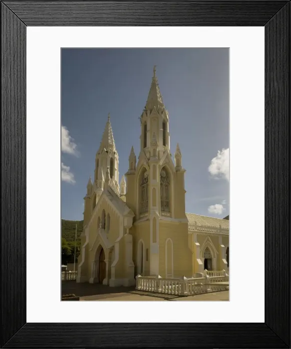 Framed Print : El Valle church, Margarita island, Venezuela, South America Framed Print : El Valle church, Margarita island, Venezuela, South America