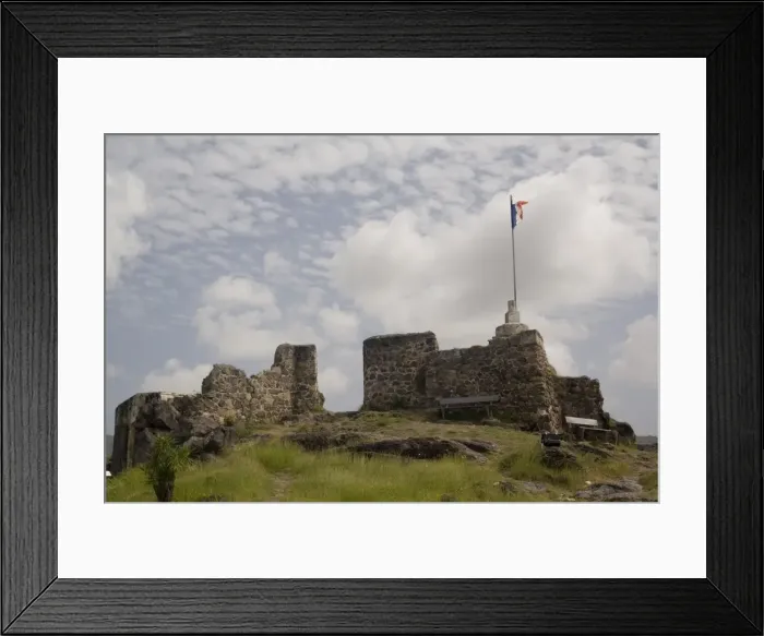 Framed Print : Fort Louis, Marigot, French St. Martin, West Indies, Caribbean, Central America Framed Print : Fort Louis, Marigot, French St. Martin, West Indies, Caribbean, Central America