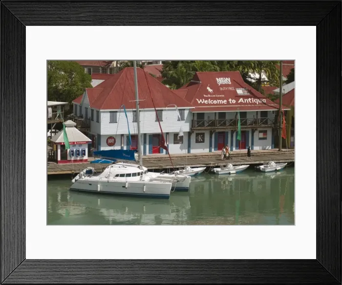 Framed Print : Quay, St. Johns, Antigua, Leeward Islands, West Indies, Caribbean, Central America Framed Print : Quay, St. Johns, Antigua, Leeward Islands, West Indies, Caribbean, Central America