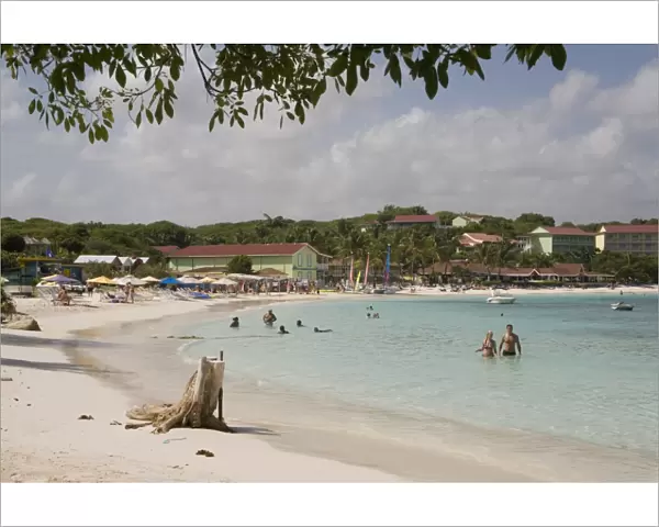 Long beach, Antigua, Leeward Islands, West Indies, Caribbean, Central America