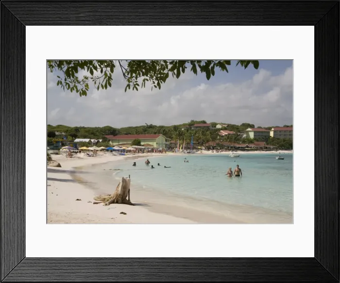 Framed Print : Long beach, Antigua, Leeward Islands, West Indies, Caribbean, Central America Framed Print : Long beach, Antigua, Leeward Islands, West Indies, Caribbean, Central America
