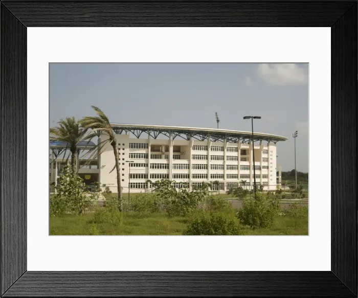 Framed Print : Sir Vivian Richards cricket ground, Antigua, Leeward Islands, West Indies