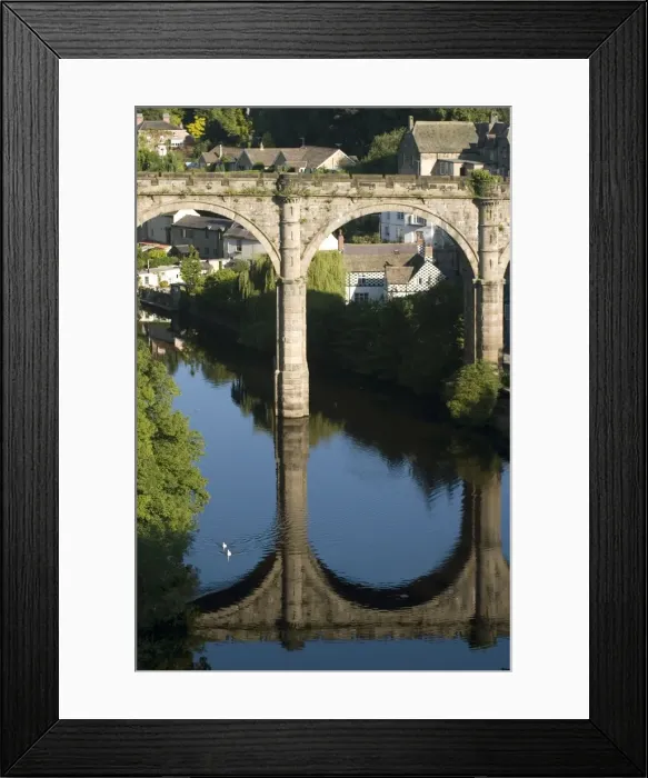 Framed Print : Bridge over River Nidd at Knaresborough, Yorkshire, England, United Kingdom, Europe Framed Print : Bridge over River Nidd at Knaresborough, Yorkshire, England, United Kingdom, Europe