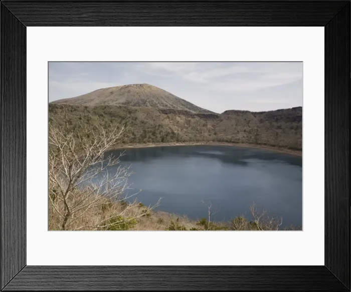 Framed Print : Onami lake, Kirishima, Kyushu, Japan, Asia Framed Print : Onami lake, Kirishima, Kyushu, Japan, Asia
