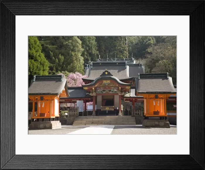 Framed Print : Kirishima-Jingu shrine, Kirishima, Kyushu, Japan, Asia Framed Print : Kirishima-Jingu shrine, Kirishima, Kyushu, Japan, Asia