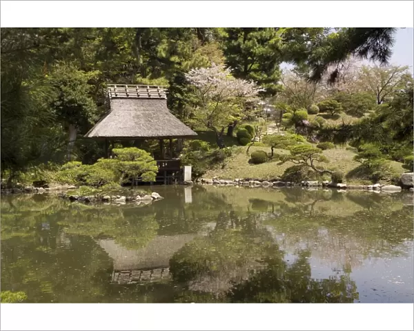Shukkeien garden, Hiroshima, Japan, Asia
