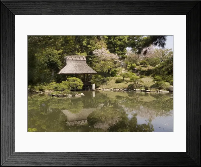 Framed Print : Shukkeien garden, Hiroshima, Japan, Asia Framed Print : Shukkeien garden, Hiroshima, Japan, Asia