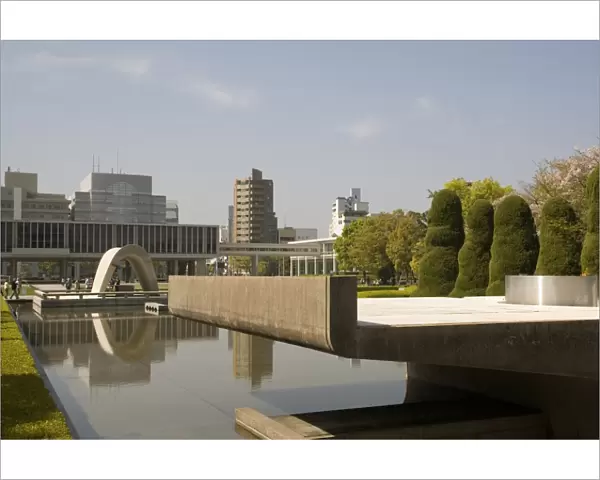 Cenotaph and Peace Museum, Hiroshima, Japan, Asia
