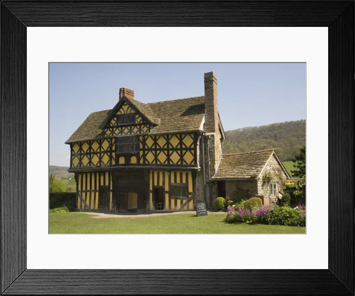 Framed Print : Gateway to Stokesay castle, Shropshire, England, United Kingdom, Europe Framed Print : Gateway to Stokesay castle, Shropshire, England, United Kingdom, Europe