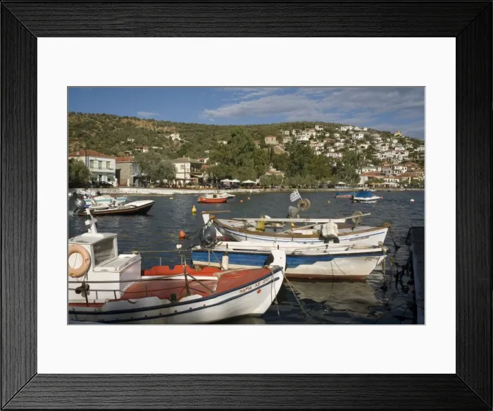 Framed Print : Afissos, Pelion, Thessaly, Greece, Europe