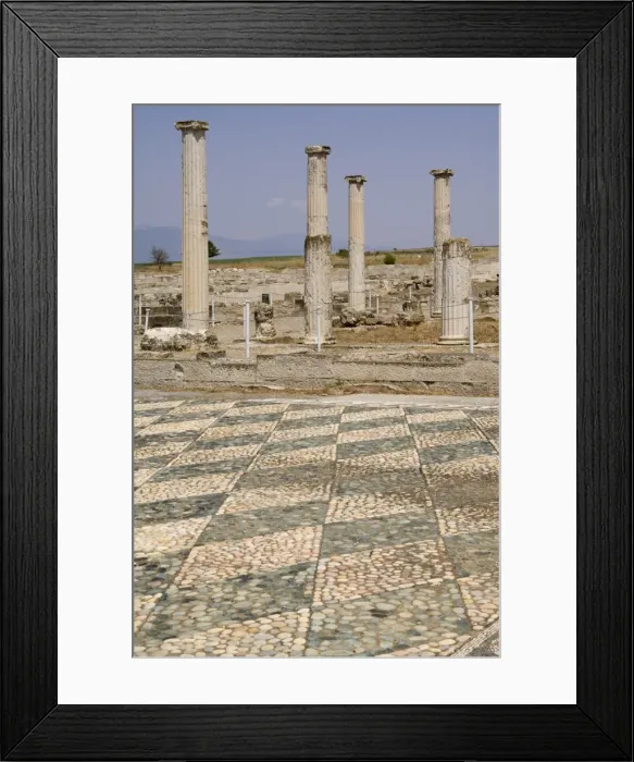 Framed Print : Pella, Alexander the Greats old city, Macedonia, Greece, Europe Framed Print : Pella, Alexander the Greats old city, Macedonia, Greece, Europe