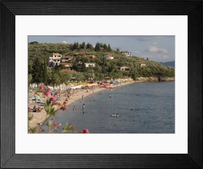 Framed Print : Beach, Afissos, Pelion, Thessaly, Greece, Europe