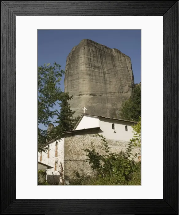 Framed Print : Church, Kastraki village, Meteora, Thessaly, Greece, Europe Framed Print : Church, Kastraki village, Meteora, Thessaly, Greece, Europe