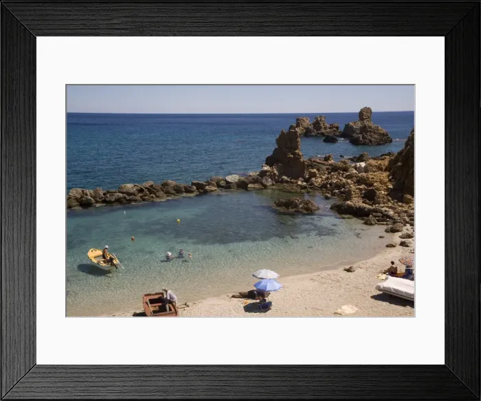Framed Print : Mourtias beach, Pelion, Thessaly, Greece, Europe Framed Print : Mourtias beach, Pelion, Thessaly, Greece, Europe