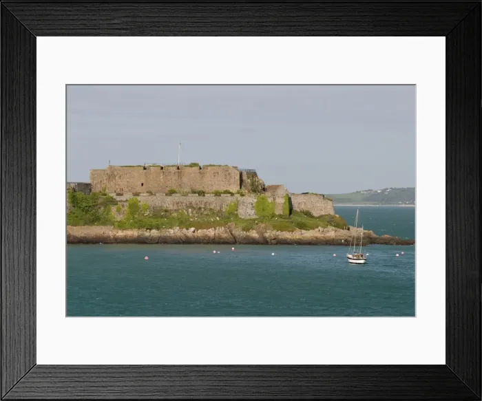 Framed Print : Cornet castle, St. Peter-Port, Guernsey, Channel Islands, United Kingdom, Europe Framed Print : Cornet castle, St. Peter-Port, Guernsey, Channel Islands, United Kingdom, Europe