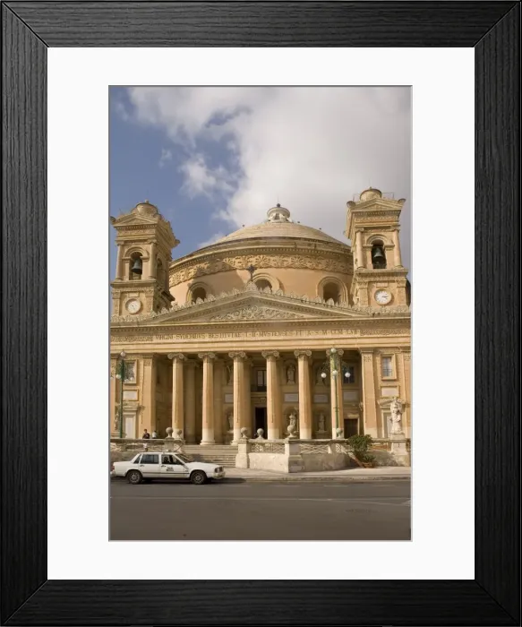 Framed Print : The Dome, Mosta, Malta, Europe Framed Print : The Dome, Mosta, Malta, Europe
