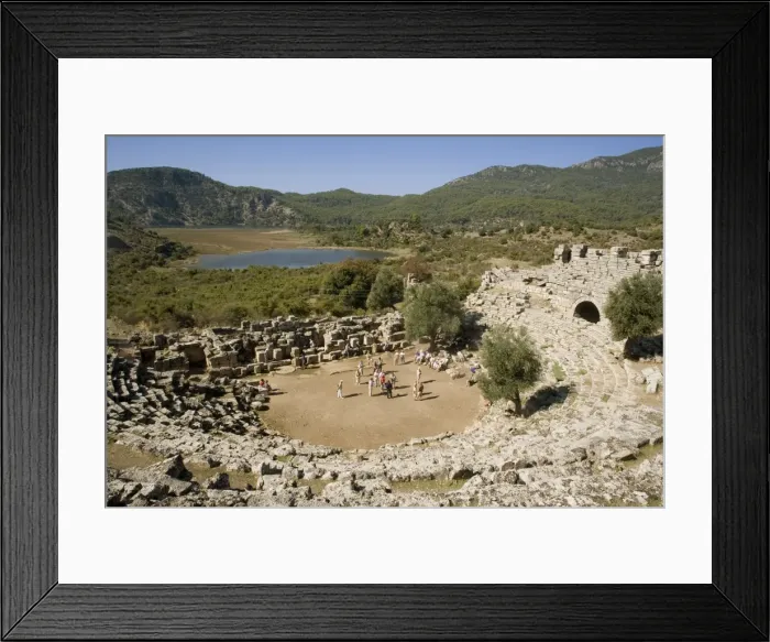 Framed Print : Theatre, Kaunos, Dalyan, Lycia, Turkey, Asia Minor, Eurasia Framed Print : Theatre, Kaunos, Dalyan, Lycia, Turkey, Asia Minor, Eurasia