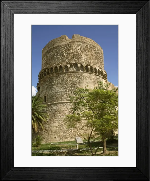 Framed Print : Castle, Reggio Calabria, Calabria, Italy, Europe Framed Print : Castle, Reggio Calabria, Calabria, Italy, Europe
