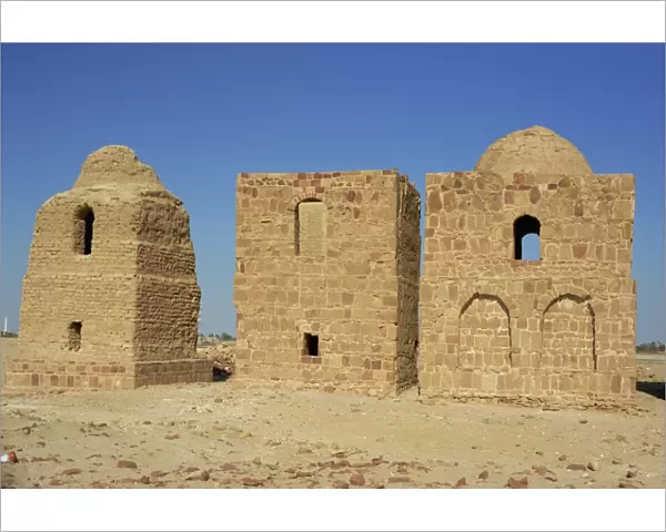Early Islamic tombs, Zueila, Libya, North Africa, Africa