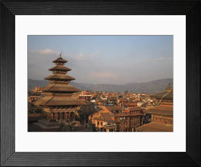 Framed Print : Five storey Nyatapola Temple, at 30 metres the highest in the Kathmandu valley Framed Print : Five storey Nyatapola Temple, at 30 metres the highest in the Kathmandu valley