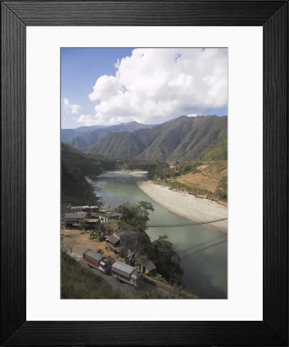 Framed Print : The Trisuli Center, whitewater base for Himalayan Encounters, Bandare village Framed Print : The Trisuli Center, whitewater base for Himalayan Encounters, Bandare village