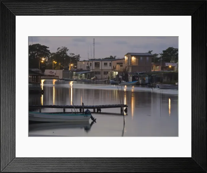 Framed Print : Haulover Creek, Belize City, Belize, Central America Framed Print : Haulover Creek, Belize City, Belize, Central America