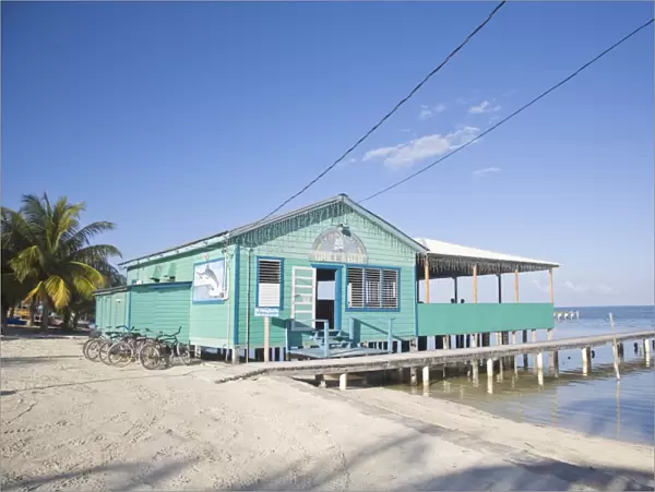 Rainbow grill and bar, Caye Caulker, Belize, Central America