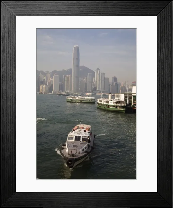 Framed Print : Victoria Habour, Hong Kong, China, Asia Framed Print : Victoria Habour, Hong Kong, China, Asia