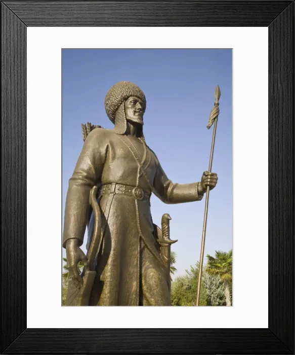 Framed Print : Statue, The monument to the Independence of Turkmenistan, Independence Park Berzengi Framed Print : Statue, The monument to the Independence of Turkmenistan, Independence Park Berzengi