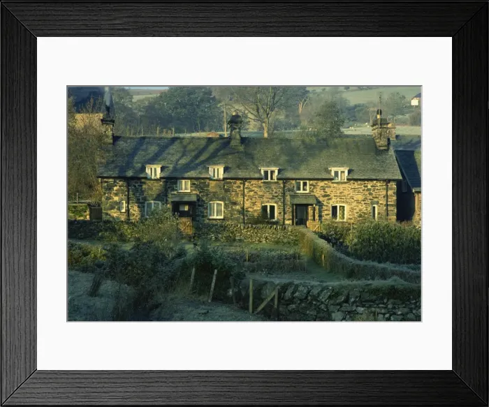 Framed Print : Typical Welsh cottages, Ysbyty Ifan, Gwynedd, Wales, United Kingdom, Europe Framed Print : Typical Welsh cottages, Ysbyty Ifan, Gwynedd, Wales, United Kingdom, Europe