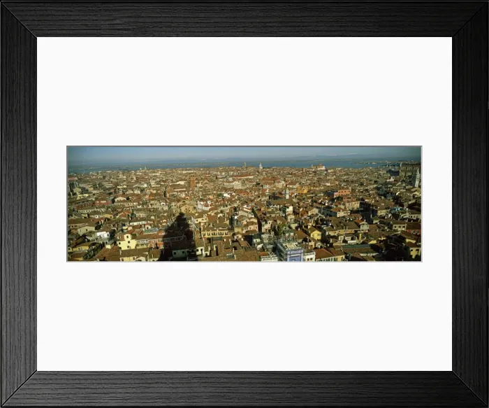 Framed Print : Aerial view from the Campanile of rooftops, Venice, Veneto, Italy, Europe Framed Print : Aerial view from the Campanile of rooftops, Venice, Veneto, Italy, Europe