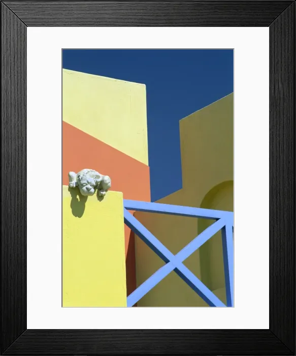 Framed Print : Detail of modern architecture, Swakopmund, Namibia, Africa Framed Print : Detail of modern architecture, Swakopmund, Namibia, Africa