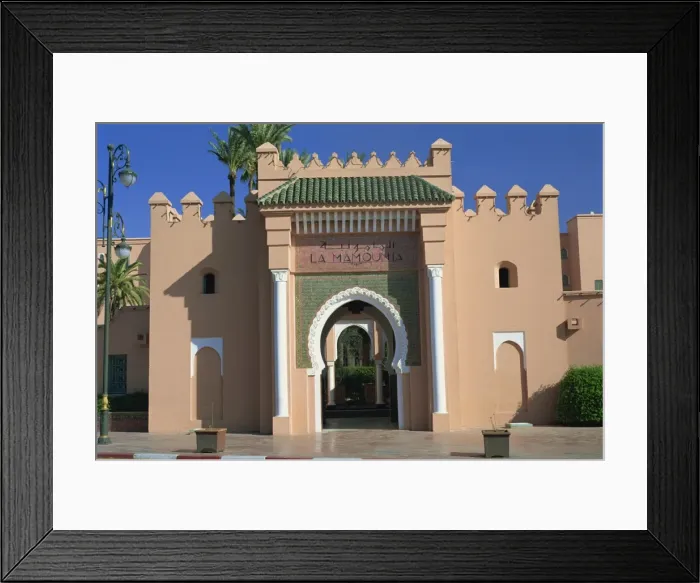 Framed Print : Entrance to the Hotel La Mamounia, Marrakesh, Morocco, North Africa, Africa Framed Print : Entrance to the Hotel La Mamounia, Marrakesh, Morocco, North Africa, Africa