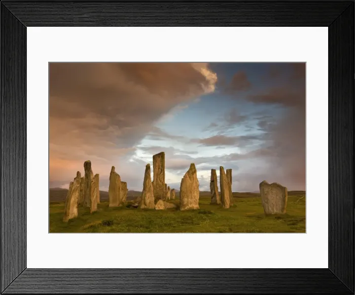 Framed Print : Standing Stones of Callanish at dawn, Callanish, near Carloway. Isle of Lewis Framed Print : Standing Stones of Callanish at dawn, Callanish, near Carloway. Isle of Lewis