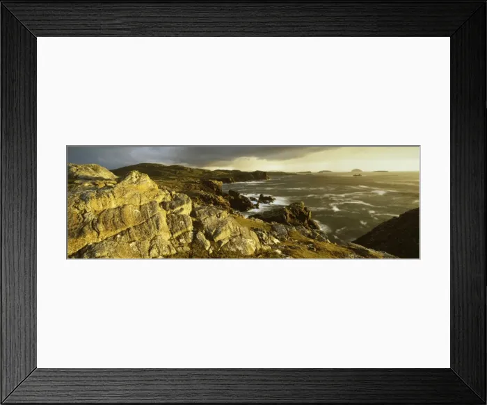 Framed Print : Stormy evening light on coastline near Carloway, Isle of Lewis, Outer Hebrides Framed Print : Stormy evening light on coastline near Carloway, Isle of Lewis, Outer Hebrides