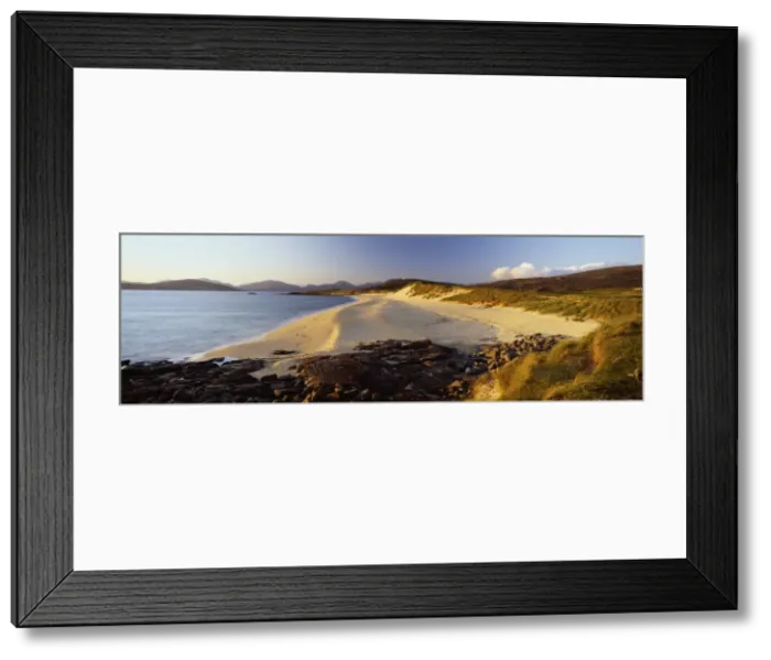 Framed Print : Evening light on the beach at Borve, Isle of Harris, Outer Hebrides, Scotland Framed Print : Evening light on the beach at Borve, Isle of Harris, Outer Hebrides, Scotland