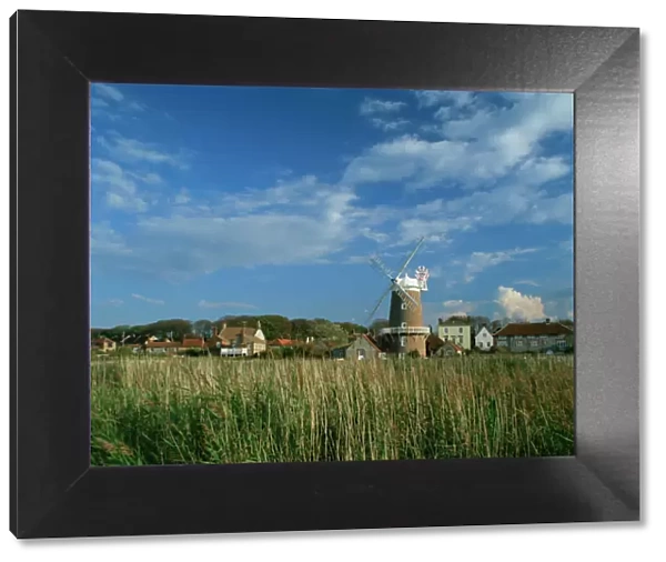 Windmill at Cley-next-the-Sea, Norfolk, England, United Kingdom, Europe