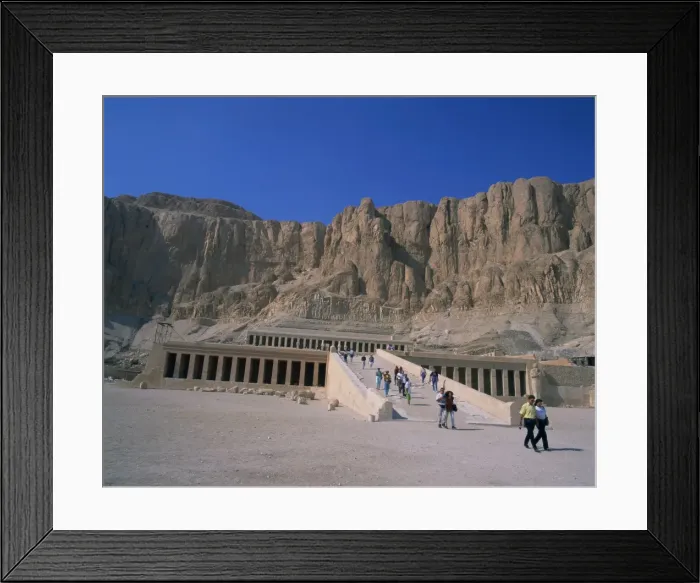 Framed Print : Queen Hatshepsuts Temple, Deir el Bahri, Thebes, UNESCO World Heritage Site Framed Print : Queen Hatshepsuts Temple, Deir el Bahri, Thebes, UNESCO World Heritage Site