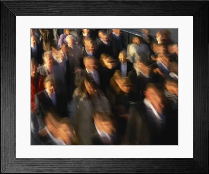 Framed Print : Commuters, London, England, United Kingdom, Europe Framed Print : Commuters, London, England, United Kingdom, Europe