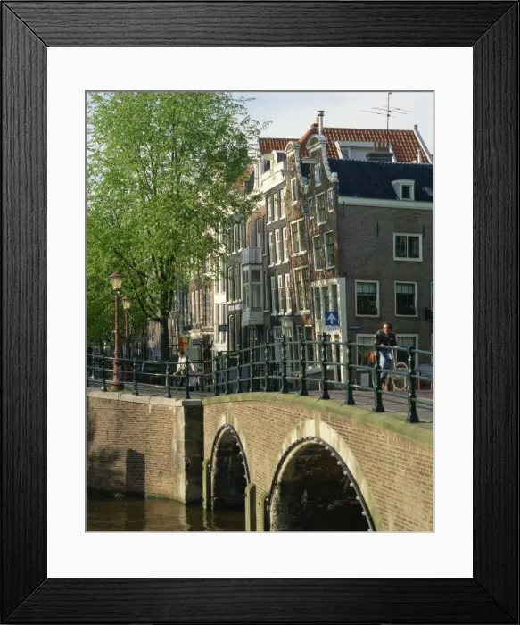 Framed Print : The Seven Bridges in Amsterdam, Holland, Europe Framed Print : The Seven Bridges in Amsterdam, Holland, Europe